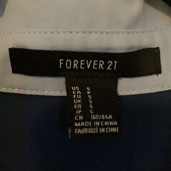 Navy & Baby Blue Dress - Picture 3 of 3